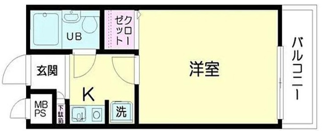 【間取り】 | 日神パレス千川 | 賃貸募集中・月額65,000円、自己利用希望の方は、早めに内覧下さい。