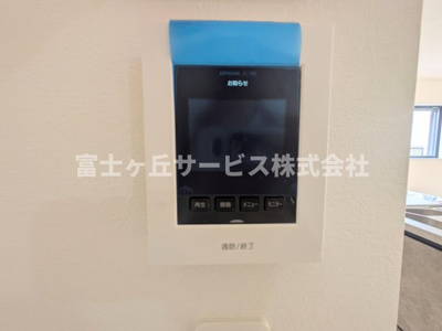 【セキュリティ】 | 浜松市中央区笠井町 2期 新築一戸建て | TV付インターホンです