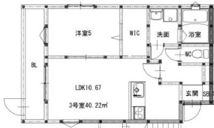 ルミエール野芥の間取り
