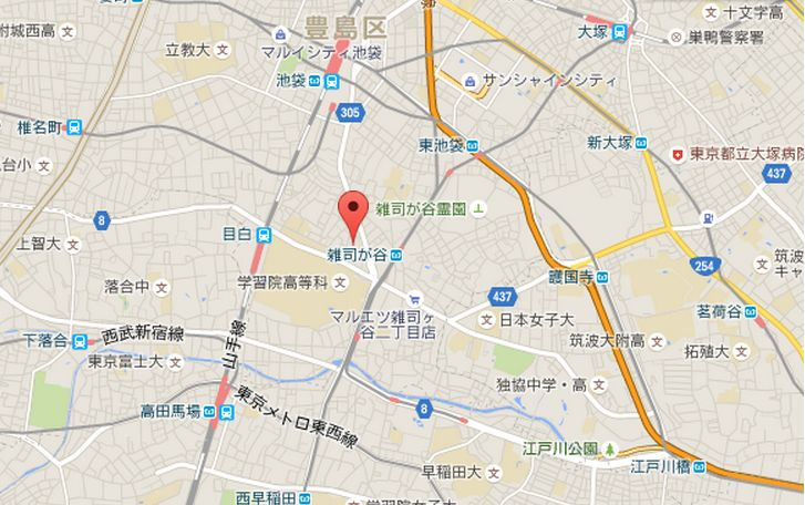 フォーラム目白の地図|フォーラム目白の所在地