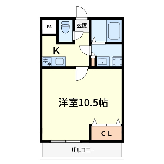【間取り】 | プライムコート南松原