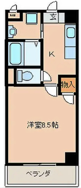コンフォールＨＩの間取り