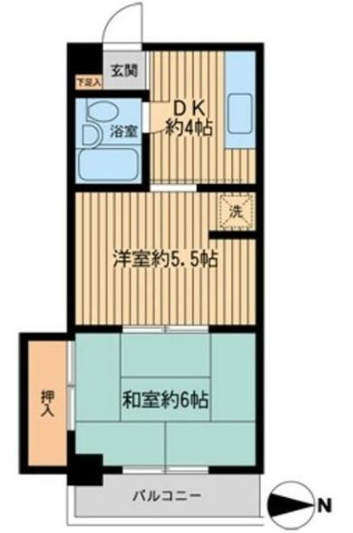 ヴィラ・サンベルナール新宿の間取り|間取り図☆