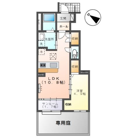富山市山室新築アパートの間取り