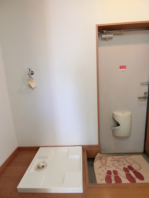 洗濯機置き場です。