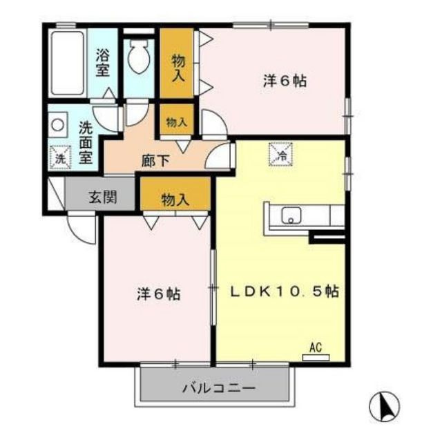 Wisteria　Bの間取り