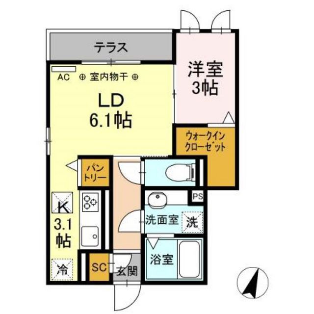 Tiger Lilyの間取り