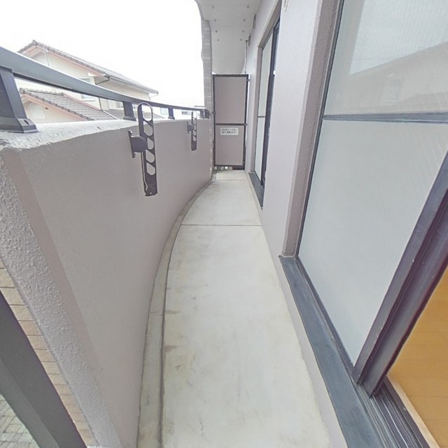 ジェントリィ北一色Ⅱのバルコニー