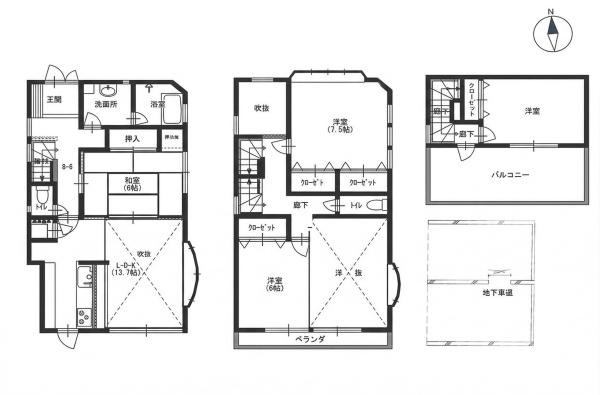横浜市神奈川区白幡西町の中古一戸建
