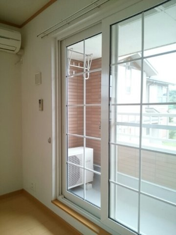 トパーズＢのバルコニー|落ち着いた時間を過ごせるバルコニーです