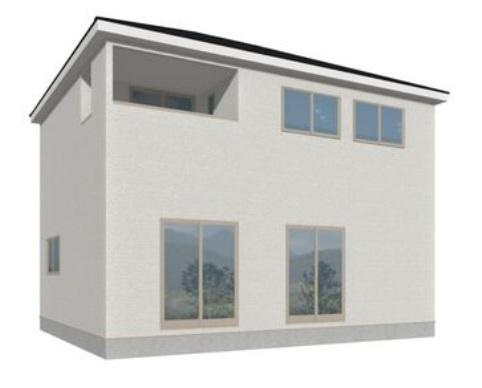和歌山市北出島第1-2号棟　新築戸建の完成予想図