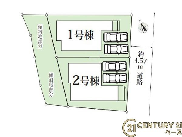生駒市辻町の新築一戸建の区画図|■こちらの物件は２号棟です！■