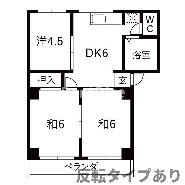 ヘルスコーポⅡの間取り