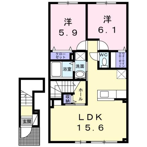 ラヴィアン　クレールの間取り