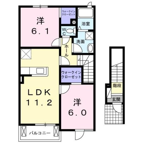 Ｓｃｈｏｎ　Ⅱの間取り