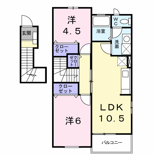エスポワール・Ｋの間取り