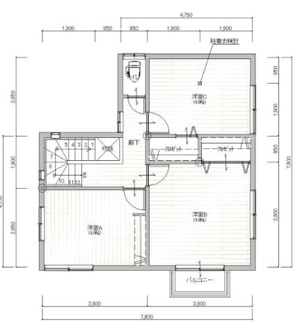【間取り】 | 宗像市ひかりヶ丘４丁目　中古一戸建☆仲介手数料無料☆