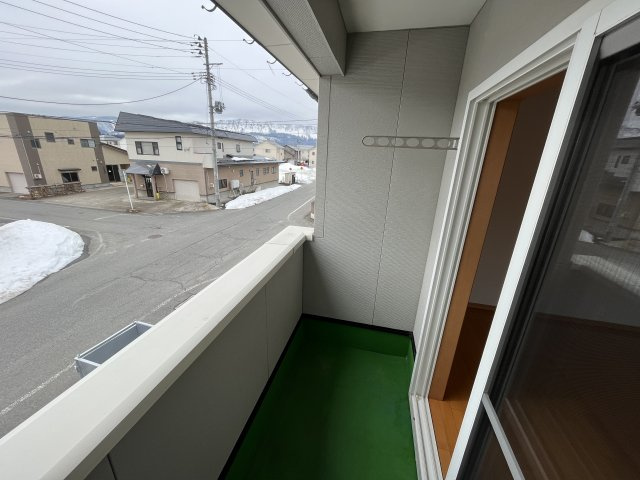 米沢市福田町１丁目のバルコニー