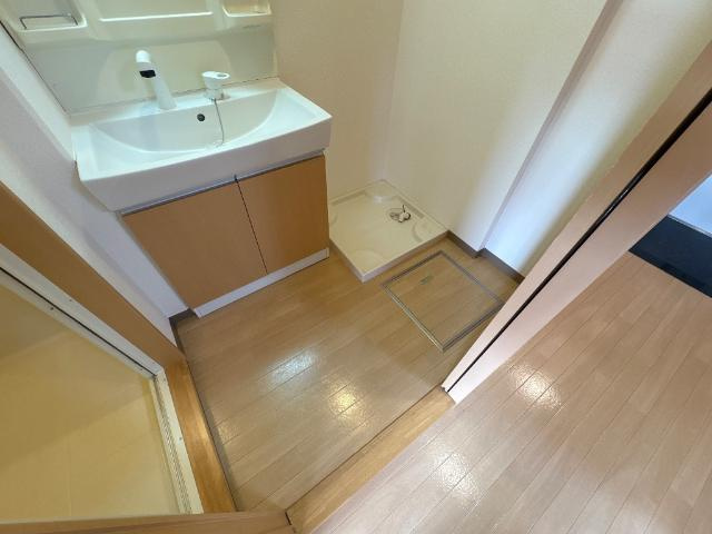 Ｌａ　Ｖｉｅ　ｅｎ　ｒｏｓｅ　ｈｉｌｌの洗面所|脱衣所