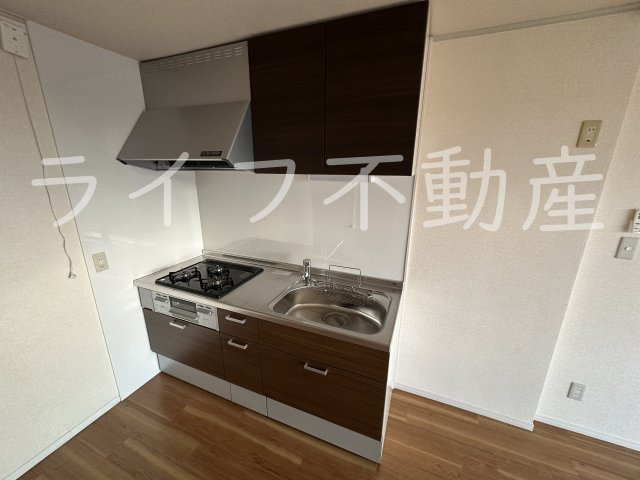 クレスト・シティー・ビューのキッチン|きれいなキッチンです