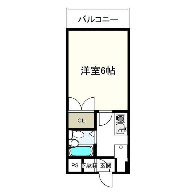 ウエストハイライズの間取り