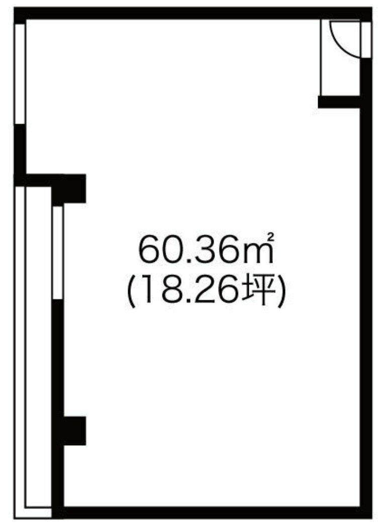 四ツ橋中央ビル（テナント）の間取り|四ツ橋中央ビル（テナント）　間取り