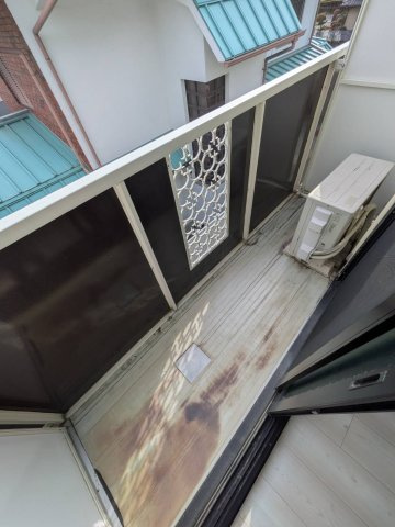 ハイツアウスレーゼのバルコニー