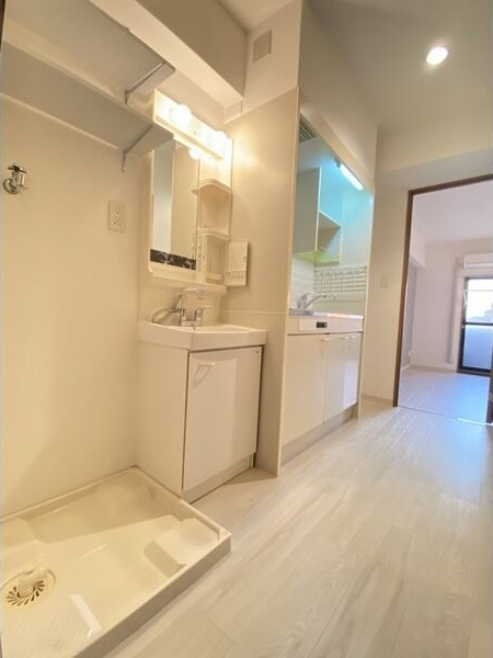 新梅田プライムの洗面所