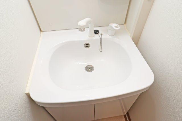 サヴォイブロンズガーデニア　4階の独立洗面台|別号室のものです。現状優先になります。