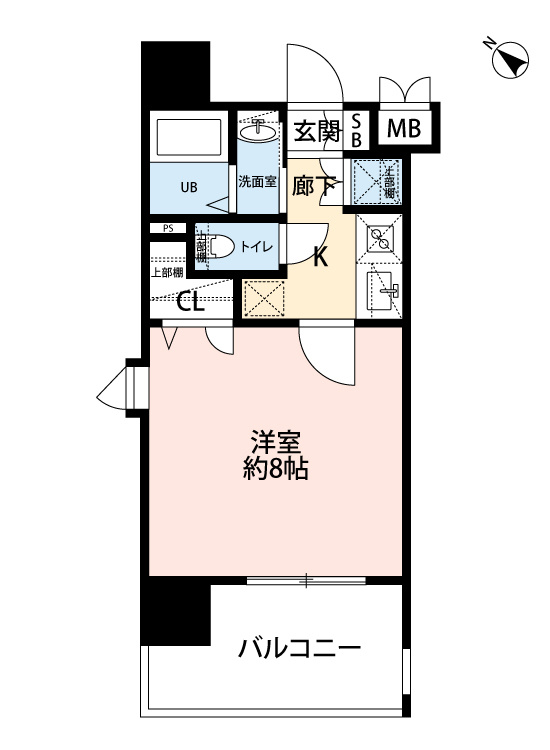 サヴォイブロンズガーデニア　4階の間取り