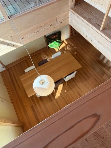 丹波篠山市東岡屋　中古戸建の内装|家族の気配を感じれる吹き抜け空間(^^)/