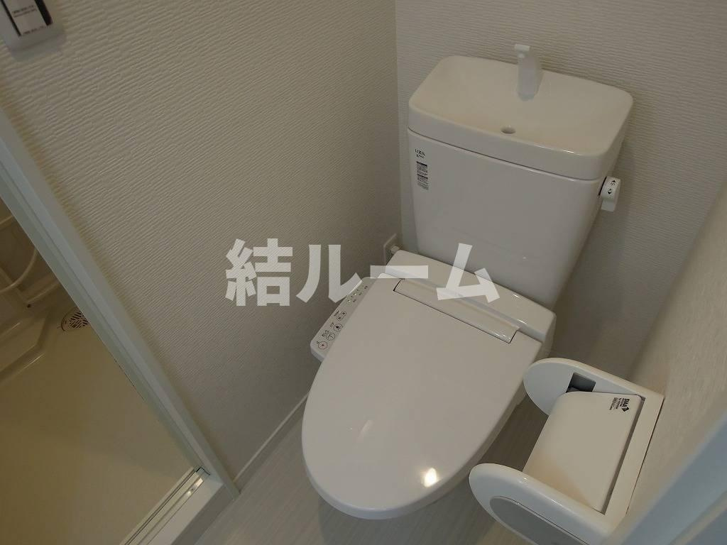 板橋区氷川町の賃貸マンションのトイレ