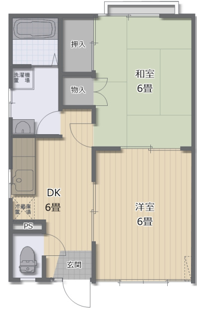 津山口Fアパート