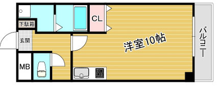 マリンパレス須磨の間取り
