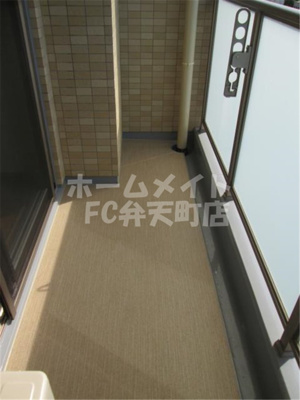 【バルコニー】 | エグゼ大阪BAY | 落ち着いた時間を過ごせるバルコニーです