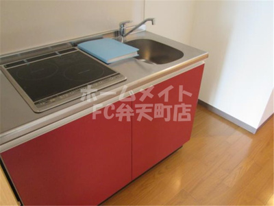 【キッチン】 | エグゼ大阪BAY | きれいなキッチンです