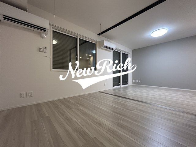 伊勢崎市連取元町のアパートのバルコニー