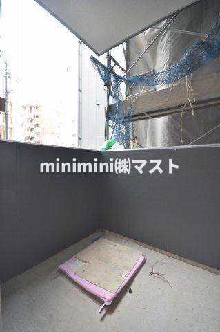 セレニテ日本橋ミラクのバルコニー