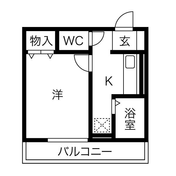 ジュネスわだつみの間取り