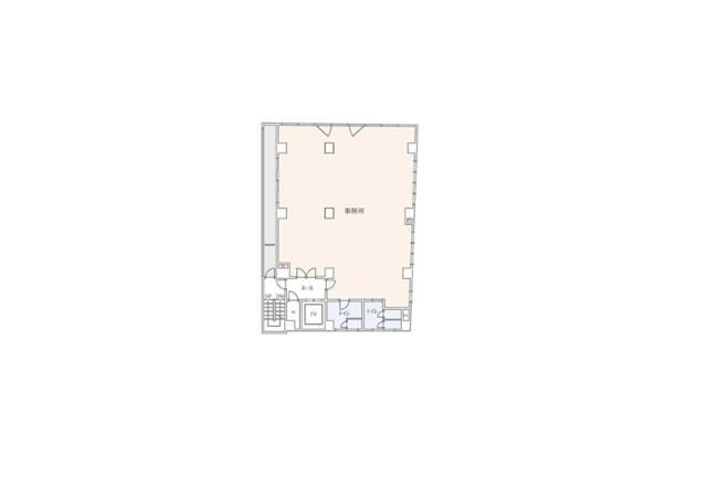 千葉市中央区新町の店舗事務所の間取り