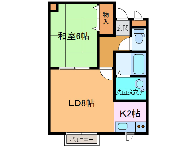 ショコラM28の間取り