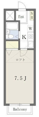 メビウス霞ヶ関の間取り