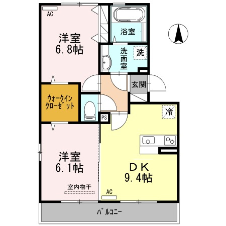 ネオグランデの間取り