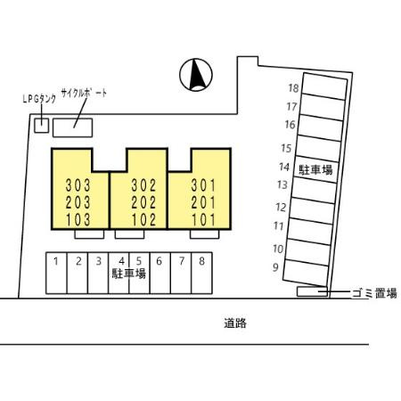 ネオグランデの区画図