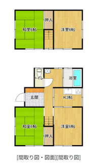 【間取り】 | 福岡県久留米市上津町