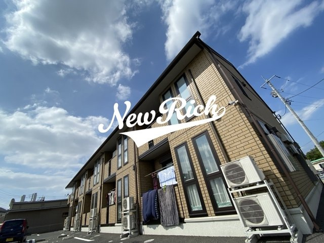 前橋市上大島町のアパートの外観