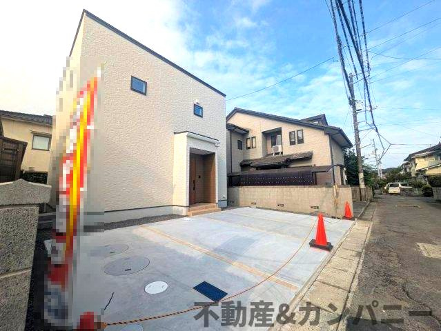 北井門5丁目の新築住宅　松山市北井門5丁目新築戸建の前面道路含む現地写真|前面道路含む現地写真です