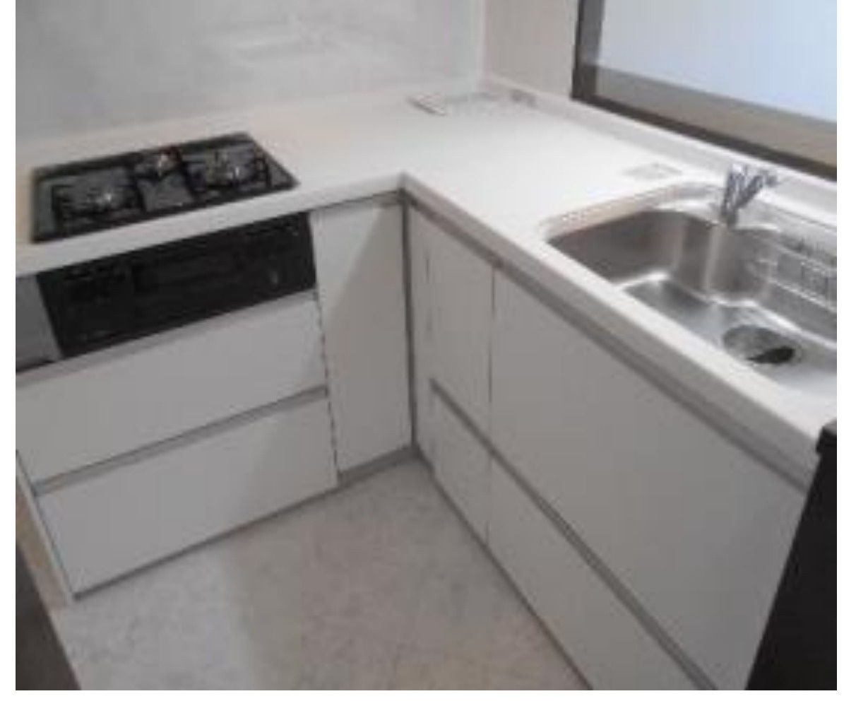 大阪府岸和田市　区分投資用売りマンション「リフォーム済」「現況利回り8.90％」「保証会社加入済」のキッチン