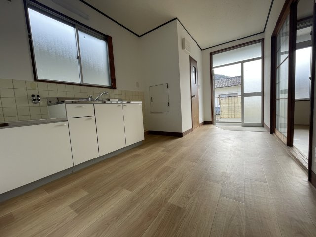 津山口Fアパートのキッチン