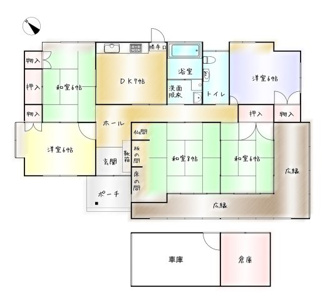 【間取り】 | 鹿屋市打馬2丁目　中古戸建
